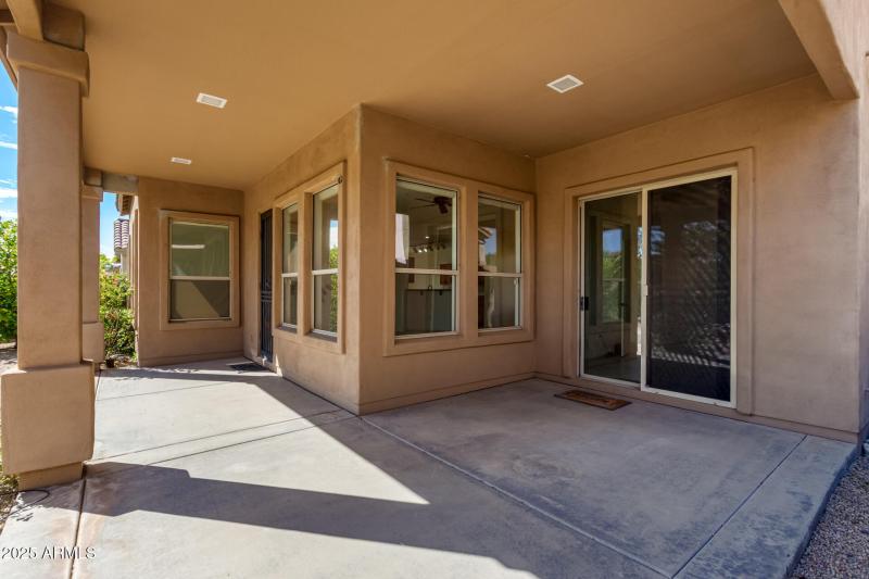 Extended Patio and Sliding Doors