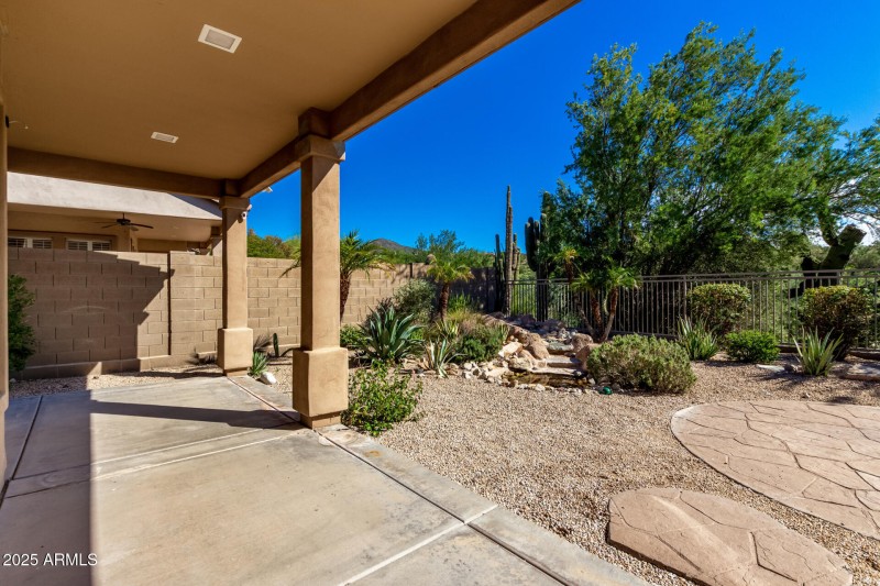 Patio Overlooking Natural Desert