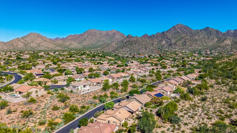 Backyard Aerial and Neighbor View