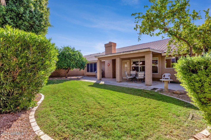 Backyard View to home