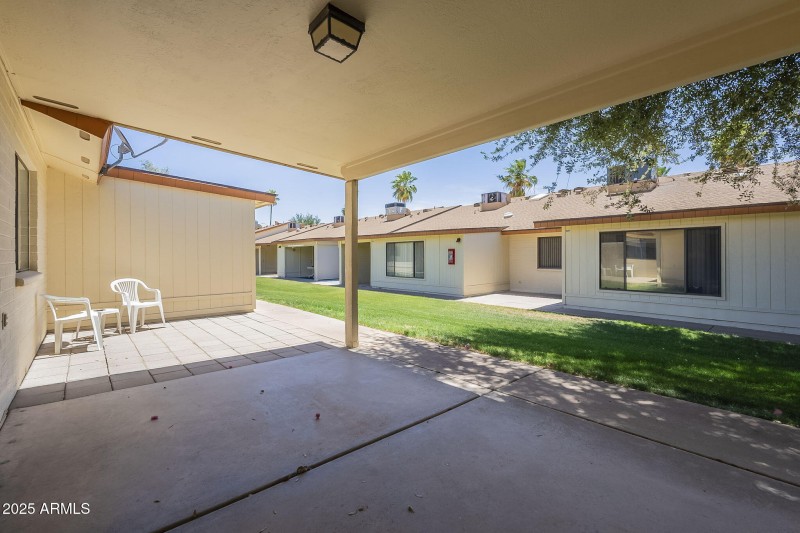 Covered and Non Covered North Patio
