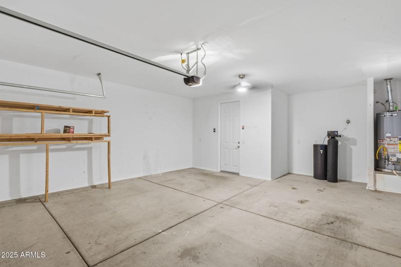 Extra Long Garage with Storage