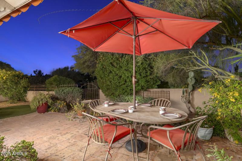 Front Patio w/ Gated Private Courtyard