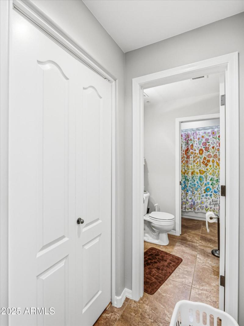 Looking into Guest bathroom