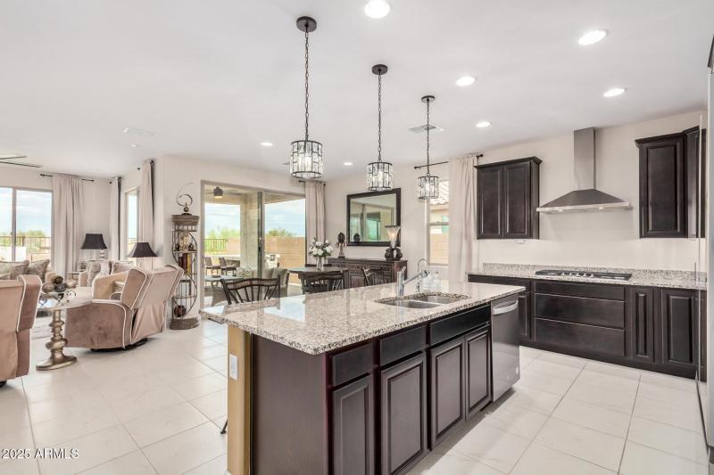 Custom Pendants over island