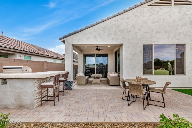 Pavered Sitting Area