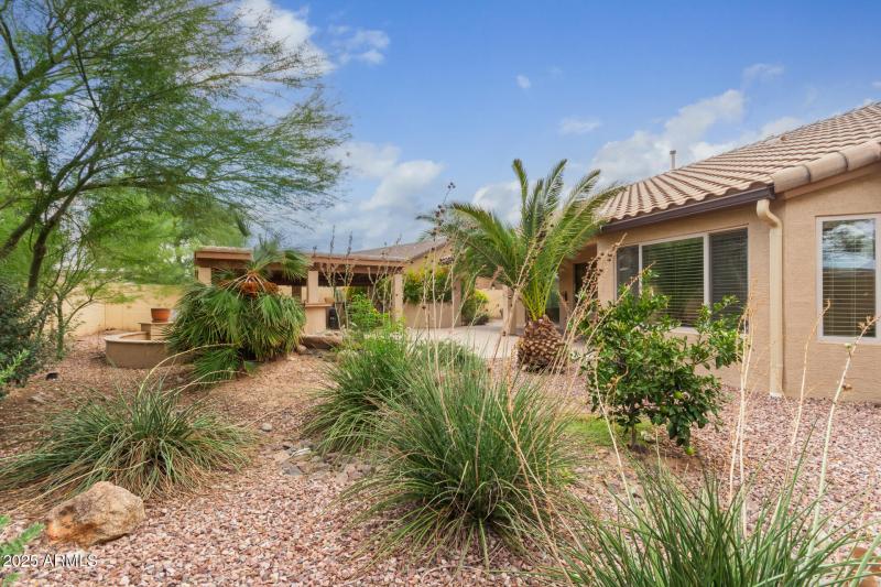 Nice private backyard