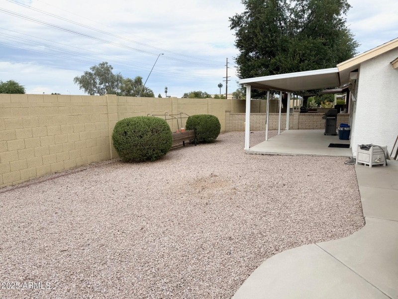 Fenced Backyard