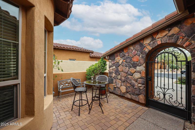 Private Front Courtyard