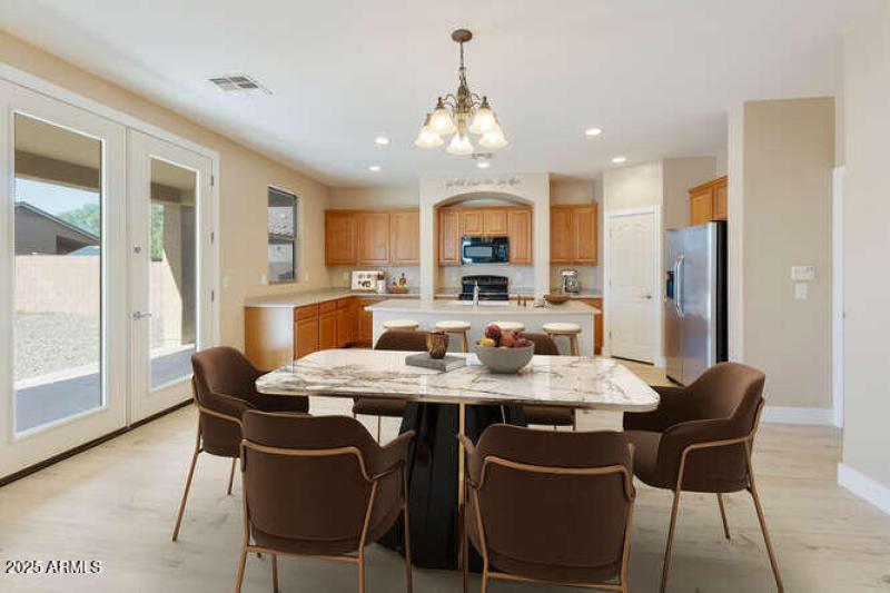 Staged Dining Room