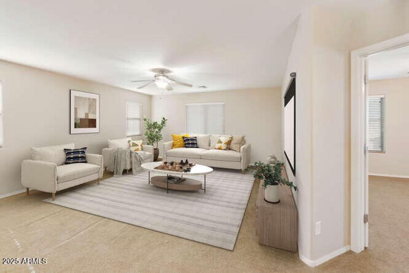 Staged Loft