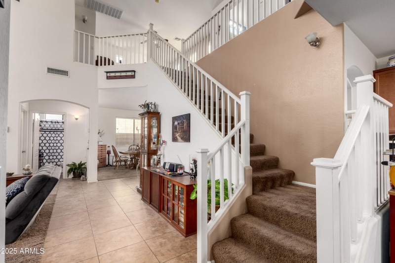 Elegant Staircase and Open Layout