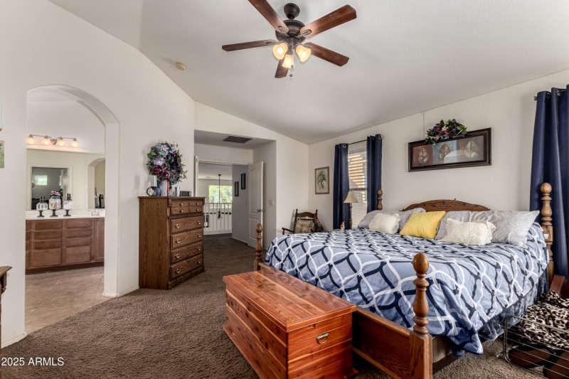 Primary Suite with Elegant Archway