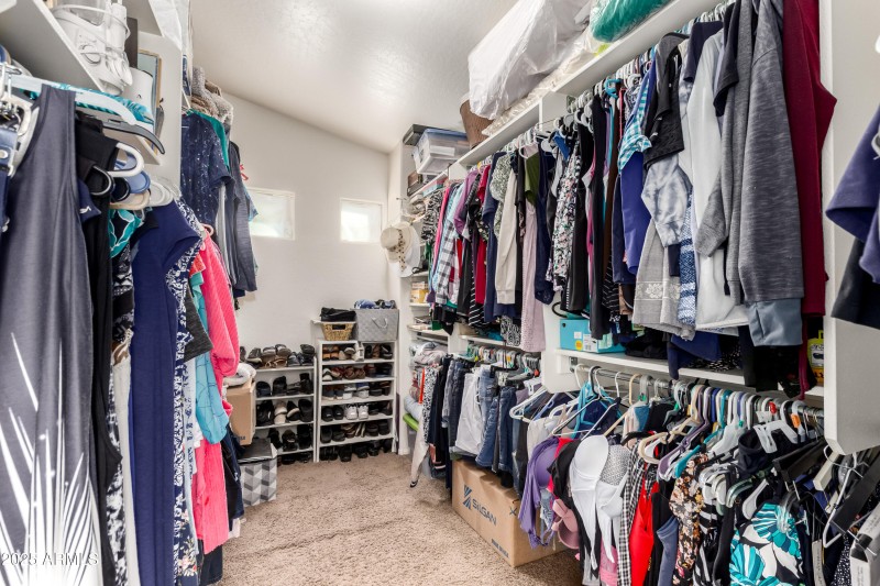 Spacious Walk-In Closet with Shelving