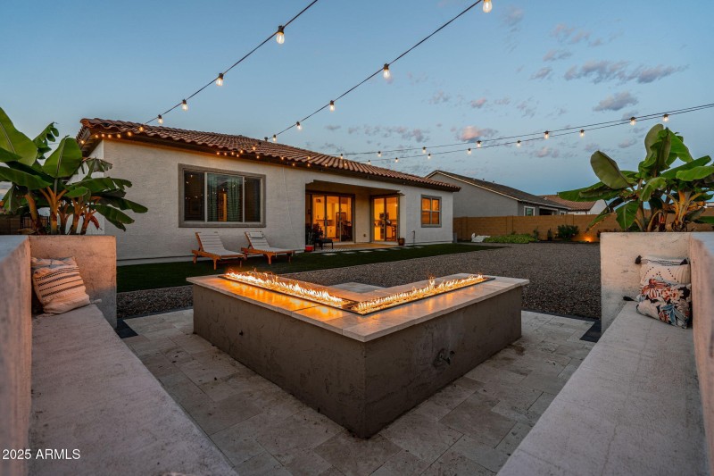 Backyard View toward House