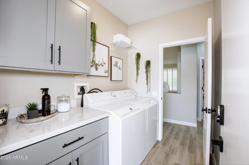 Stylish Laundry Room Storage
