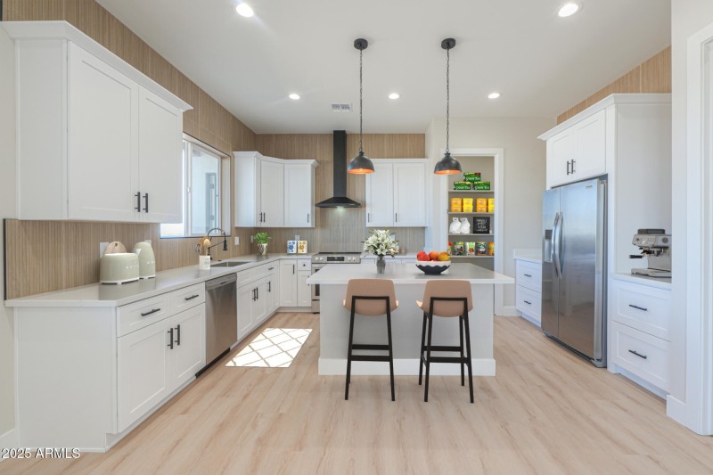 Staged Kitchen
