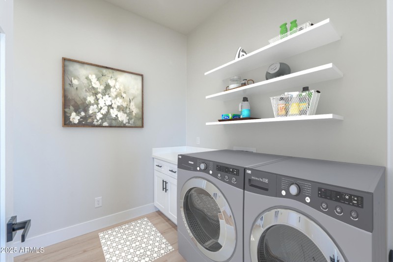 Staged Laundry