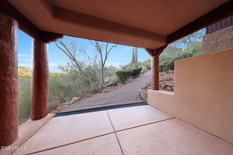Covered Patio from guest room