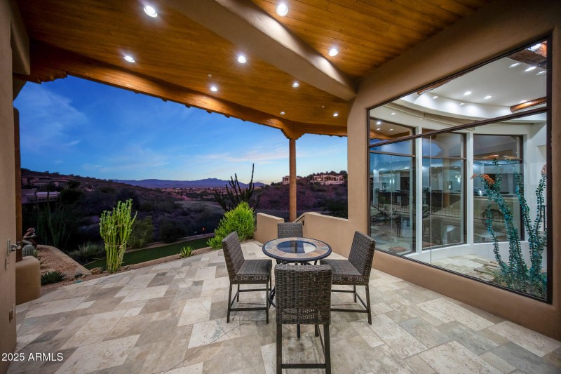 Patio View at evening