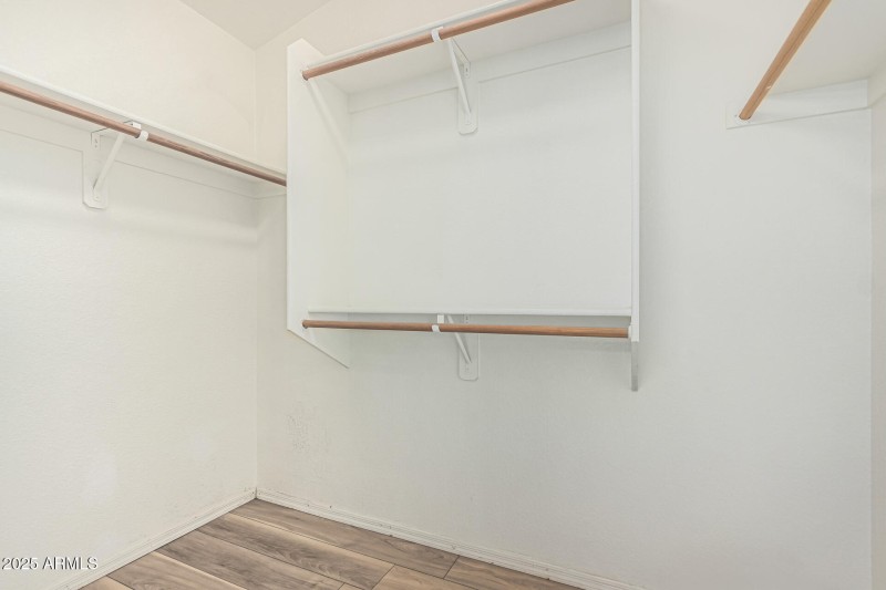 Master walk-in closet