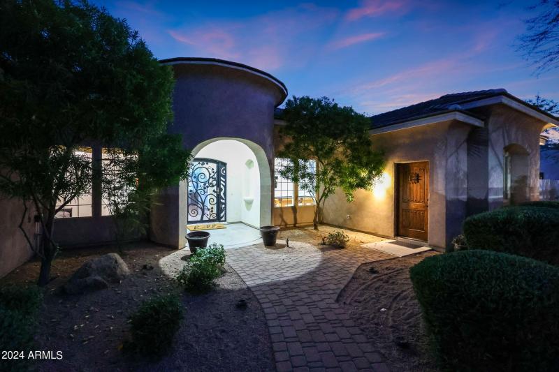 Casita entry twilight