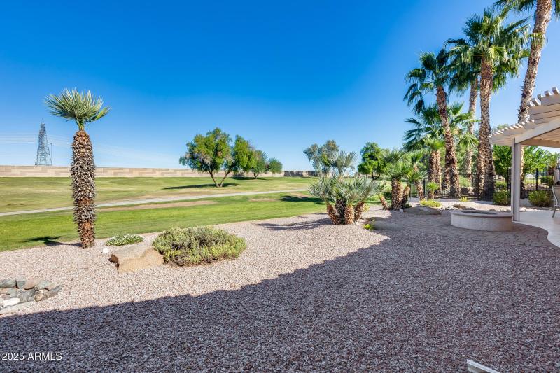 Golf Course From Back Patio
