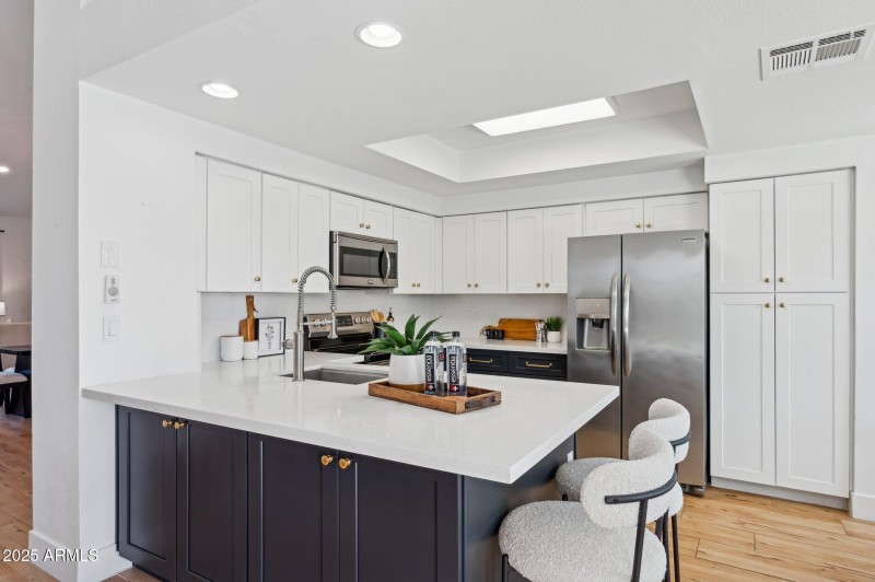 Enjoy a quick bite at the counter