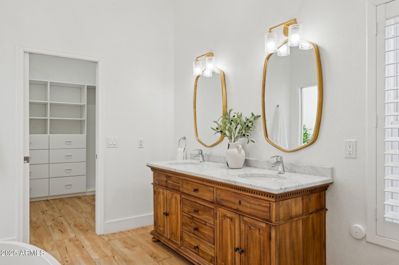 Classy double vanity