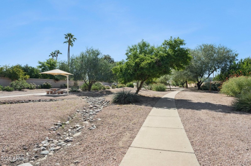 Walk or bike nearby paved paths