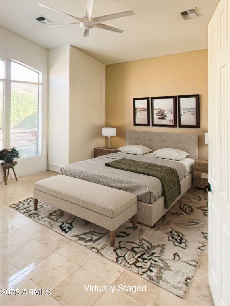 Virtually Staged 5th Bedroom