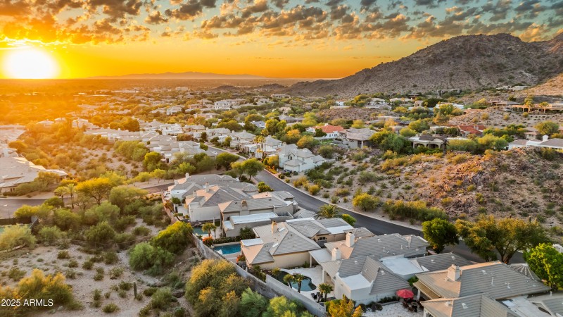 Sunset over PHX Mountains Preserve