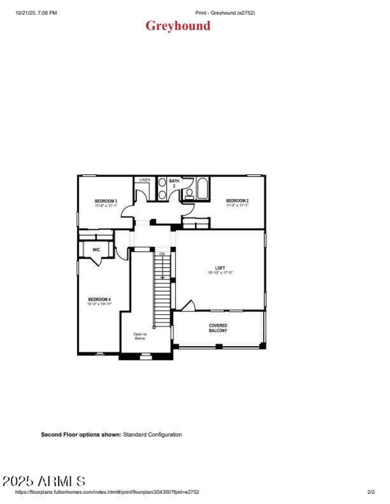 Floorplan-second floor