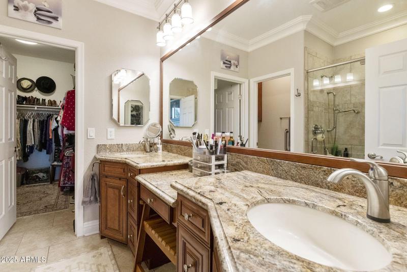 Primary Suite bath/double vanities