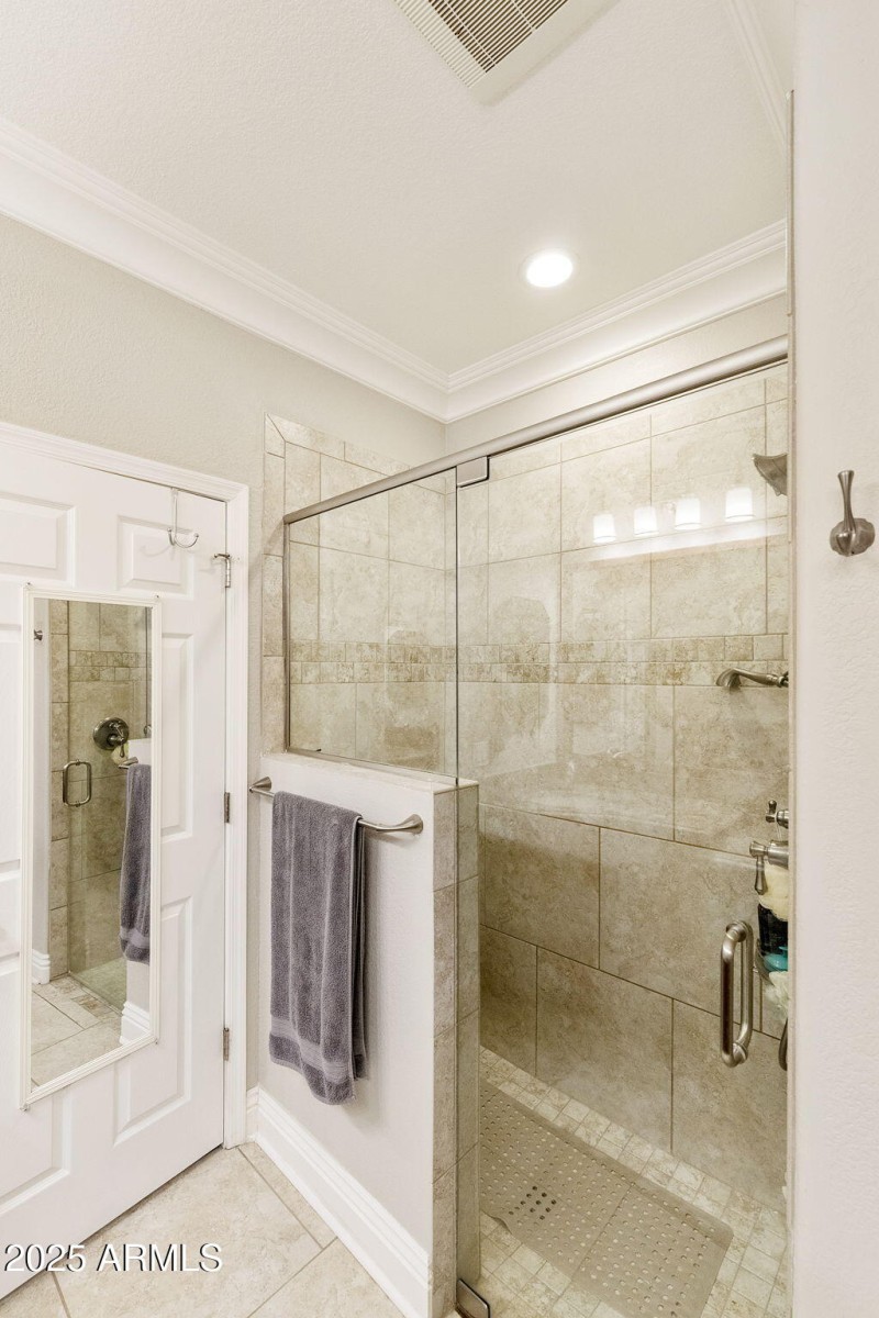 Primary Suite walk-in shower