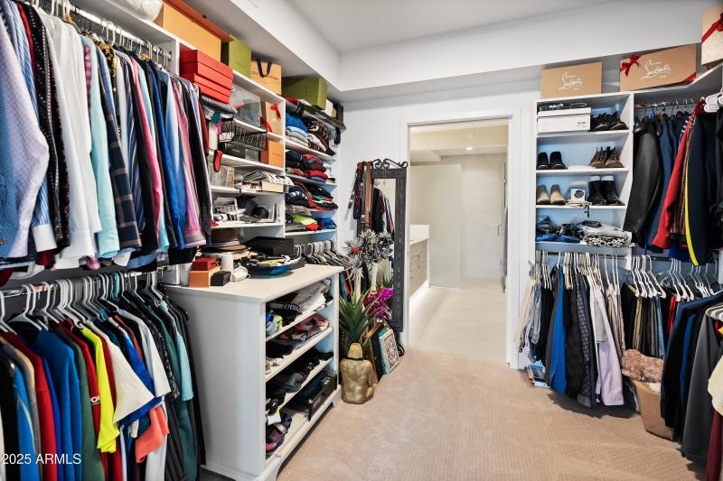 Huge Custom Primary Closet