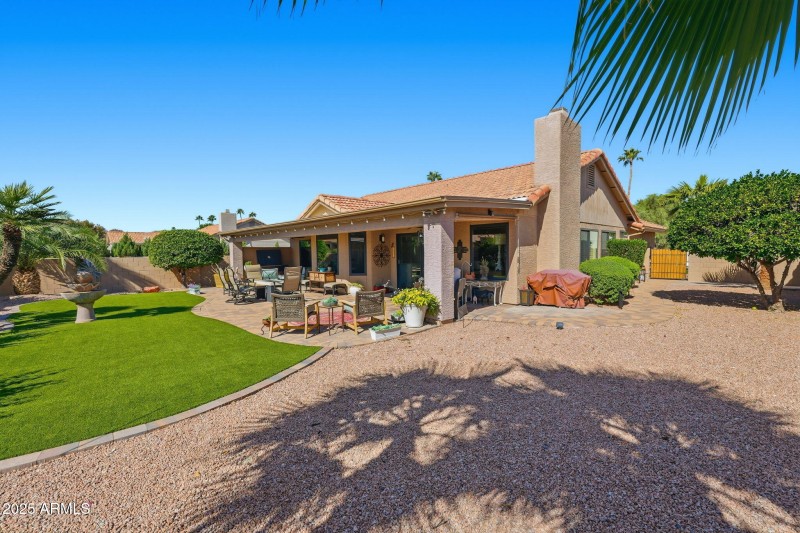 Extended paver patio