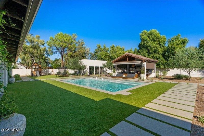 65-Back yard and pool