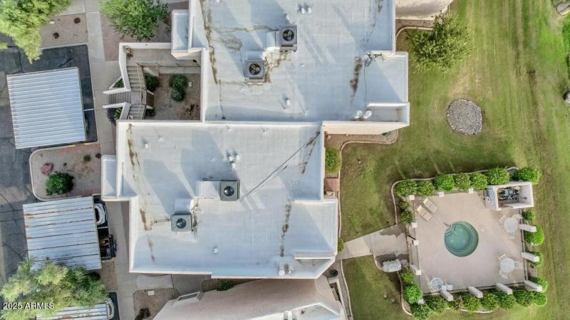 Unit immediately left of spa here