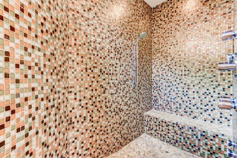 Immersive Mosaic Shower