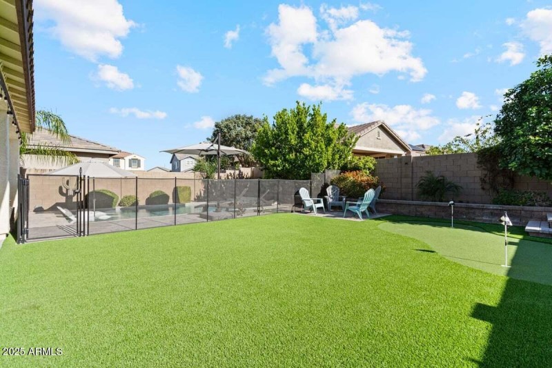 Safety Fence At Pool