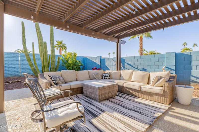 View of outdoor living area