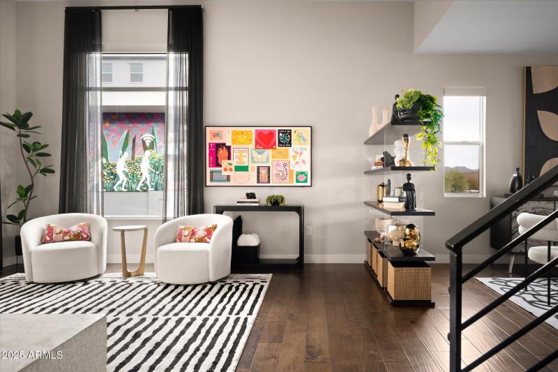 Living Room w/ 65" Art TV