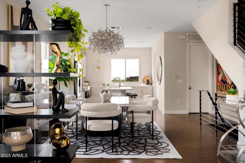 Living Room Looking to Kitchen