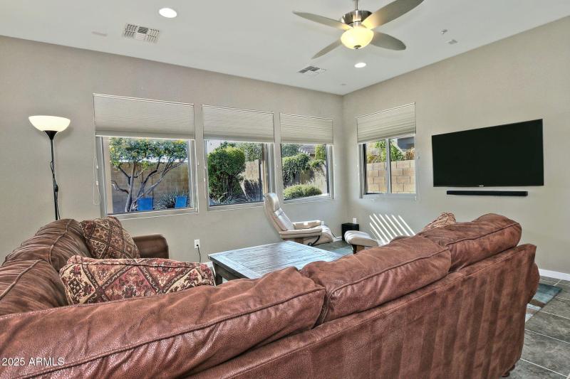 Natural light from back yard