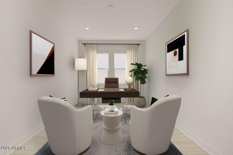 Virtually Staged Office