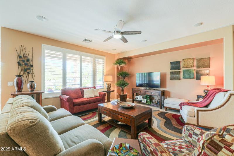 Speakers in great room