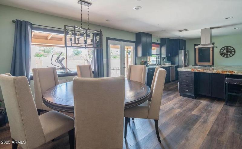 Dining looking toward kitchen