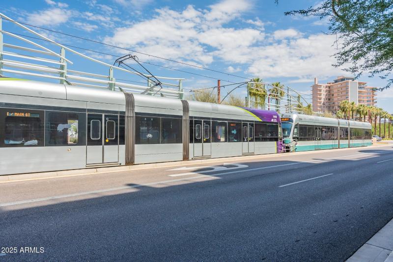 Light Rail steps away !