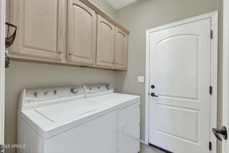 Inside Laundry room